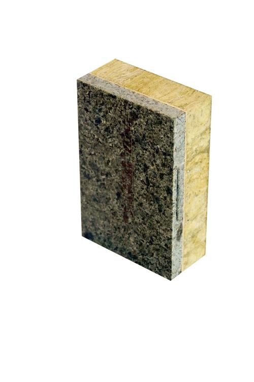产品 天然薄片石材复合岩棉保温装饰一体板 jnb天然薄片石材面板保温